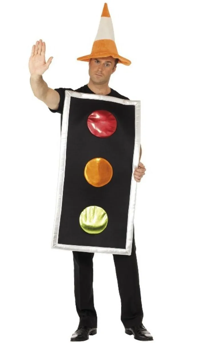 Don Disfraz Ampel Mit Kegel Kostüm Für Erwachsene 5 Don Disfraz Ampel Mit Kegel Kostüm Für Erwachsene - Image 3