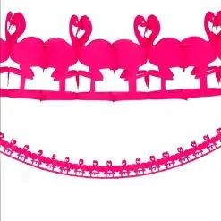 Don Disfraz Girlande Flamingo Fuchsie