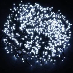 Don Disfraz Weihnachtsbeleuchtung 20m Kaltweiß 1000 Led Outdoor