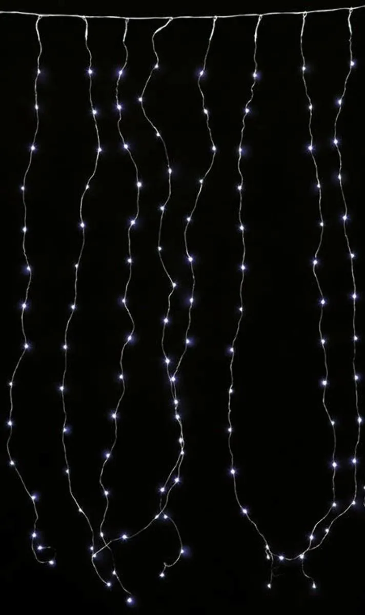 Don Disfraz Lichtvorhang 2x1,5m Kaltweiß 300 Led Outdoor 3 Don Disfraz Lichtvorhang 2x1,5m Kaltweiß 300 Led Outdoor