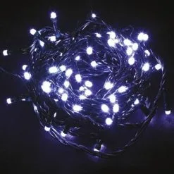 Don Disfraz Weihnachtsbeleuchtung 10,5m Kaltweiß 180 Led Indoor