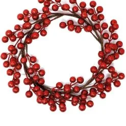 Don Disfraz Roter Weihnachtskranz Mit Mistel