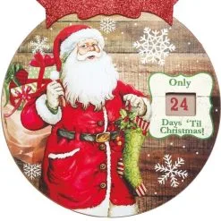 Don Disfraz Verzierter Weihnachtskalender Aus Holz