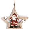 Don Disfraz Weihnachtsstern Santa Claus Aus Holz