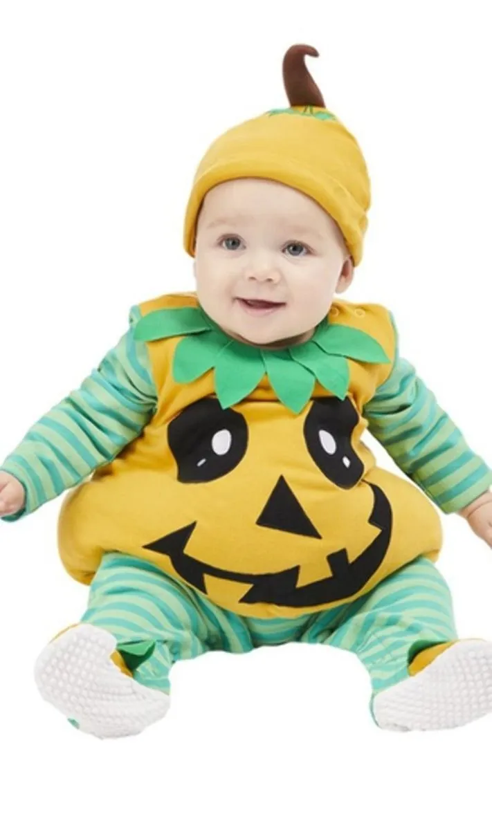 Don Disfraz Gestreiftes Kürbis Kostüm Für Baby 3 Don Disfraz Gestreiftes Kürbis Kostüm Für Baby