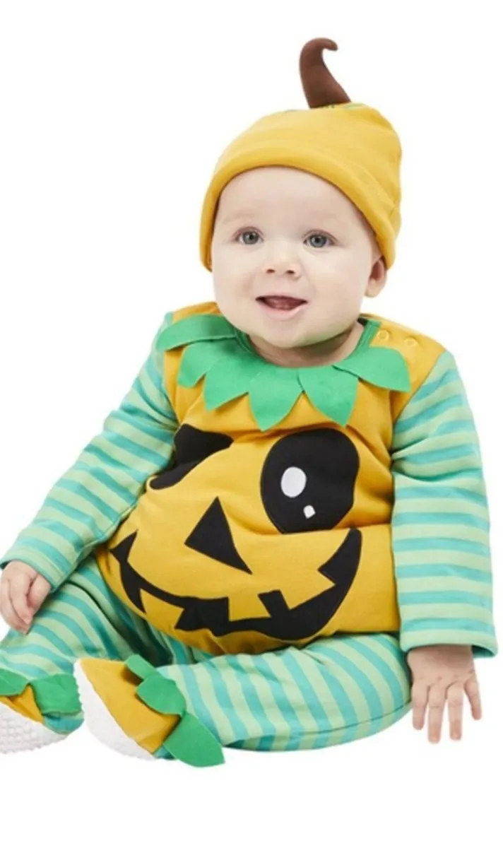 Don Disfraz Gestreiftes Kürbis Kostüm Für Baby 4 Don Disfraz Gestreiftes Kürbis Kostüm Für Baby - Image 2