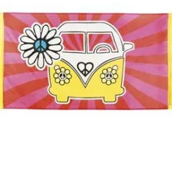 Don Disfraz Hippie Flagge Lieferwagen