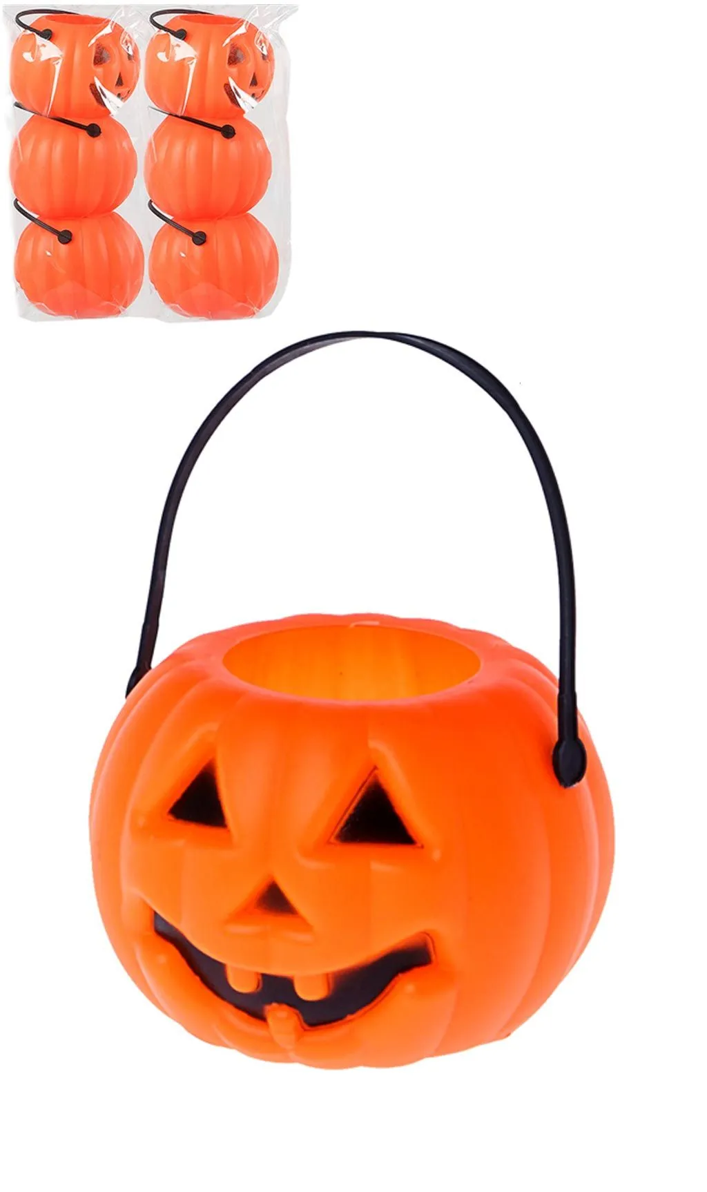Don Disfraz Beutel Mit 6 Kürbis Eimer 3 Don Disfraz Beutel Mit 6 Kürbis Eimer
