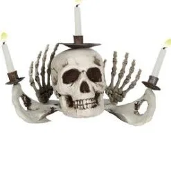 Don Disfraz Kerzenständer Totenkopf