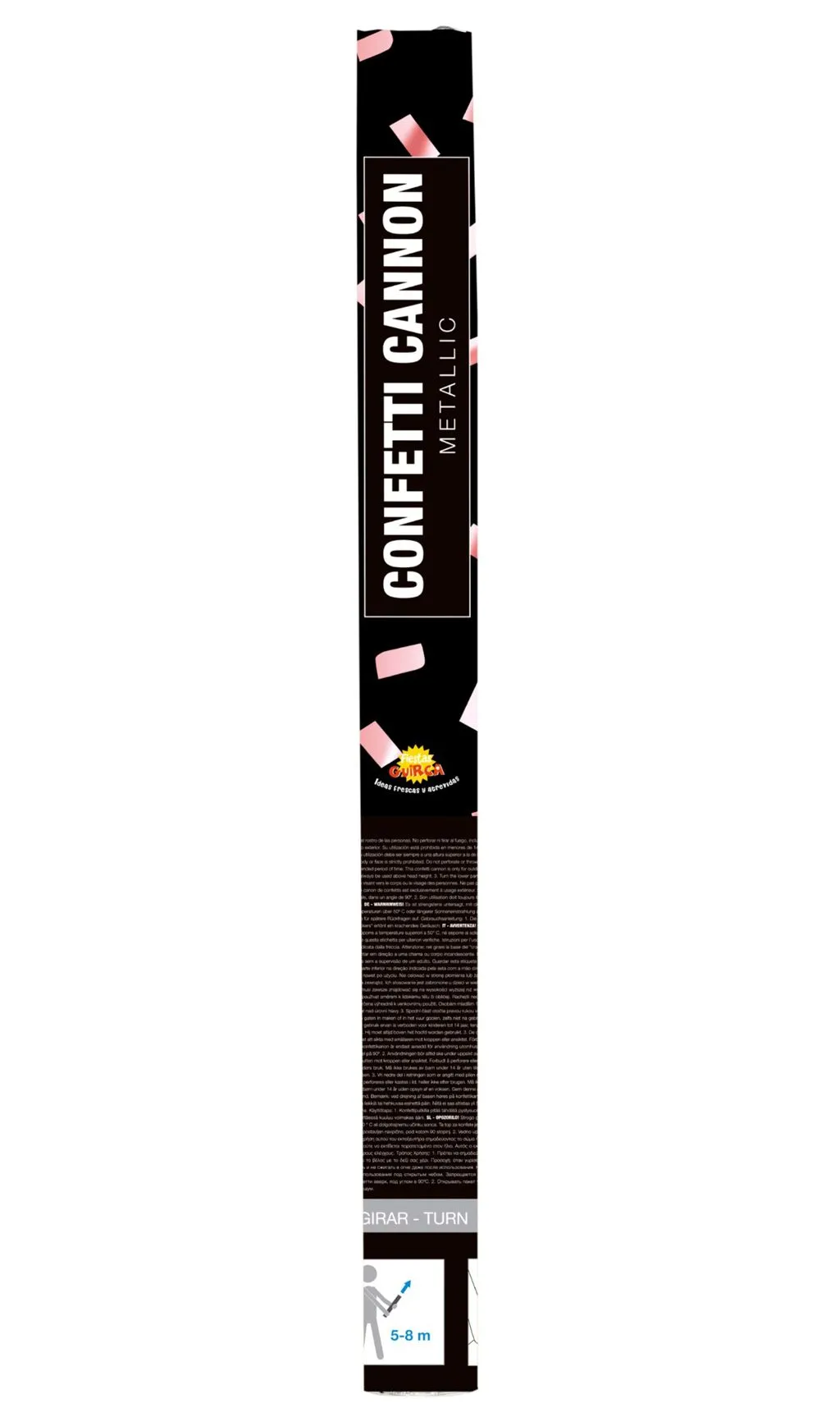 Don Disfraz Konfettikanone Roségold Metallic 3 Don Disfraz Konfettikanone Roségold Metallic