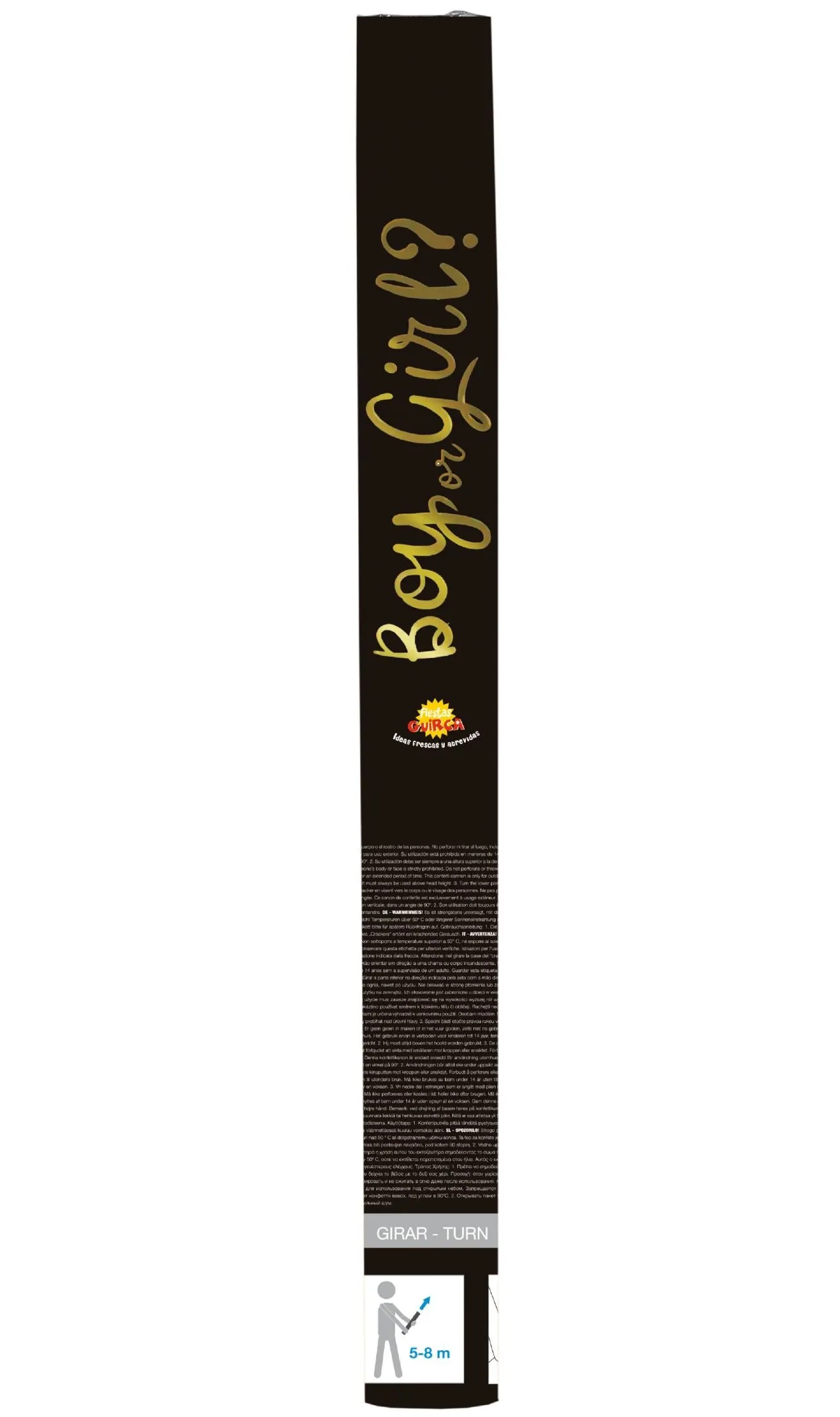 Don Disfraz Konfettikanone Gender Reveal Baby Blau 40cm 3 Don Disfraz Konfettikanone Gender Reveal Baby Blau 40cm