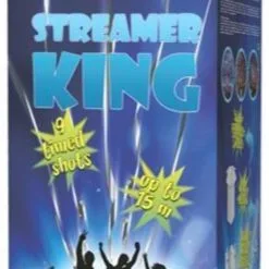 Don Disfraz Luftschlangenkanone Silber