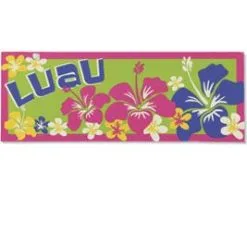 Don Disfraz Plakat Luau Blumen