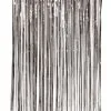 Don Disfraz Deko Türvorhang Silber -Weihnachtlich Verkaufsgeschäft cortina plateada decoracion