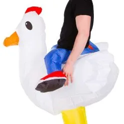 Don Disfraz Huhn Aufblasbar Huckepack Kostüm Für Erwachsene -Weihnachtlich Verkaufsgeschäft disfraz a hombros de gallina hinchable para adulto 2.jpg