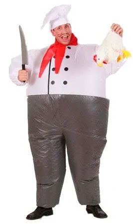 Don Disfraz Aufblasbares Kochkostüm Für Erwachsene 4 Don Disfraz Aufblasbares Kochkostüm Für Erwachsene - Image 2