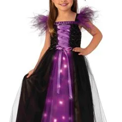 Don Disfraz Hexe Mit Licht Kostüm Für Mädchen