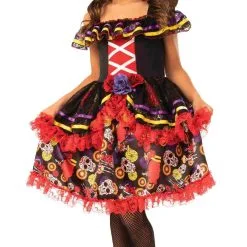 Don Disfraz Catrina Luxus Kostüm Für Mädchen