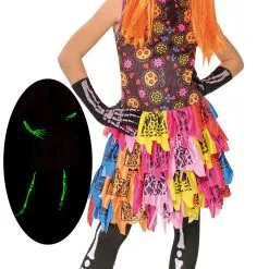 Don Disfraz Catrina Skelita Kostüm Für Mädchen -Weihnachtlich Verkaufsgeschäft disfraz de catrina skelita nina