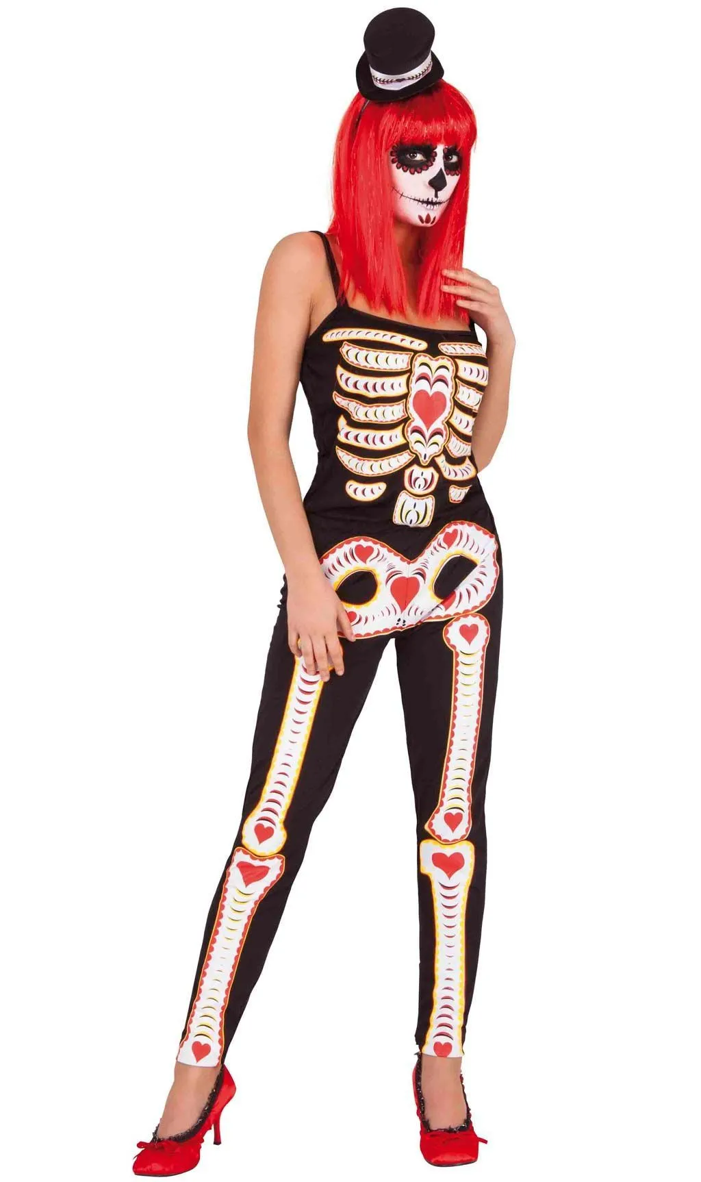 Don Disfraz Catrina Skull Kostüm Für Damen 3 Don Disfraz Catrina Skull Kostüm Für Damen