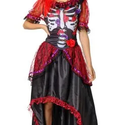Don Disfraz Catrina Schleier Kostüm Für Damen