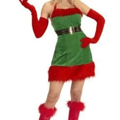 Don Disfraz Elfen Sexy Kostüm Für Damen -Weihnachtlich Verkaufsgeschäft disfraz de elfa sexy para mujer 1.jpg
