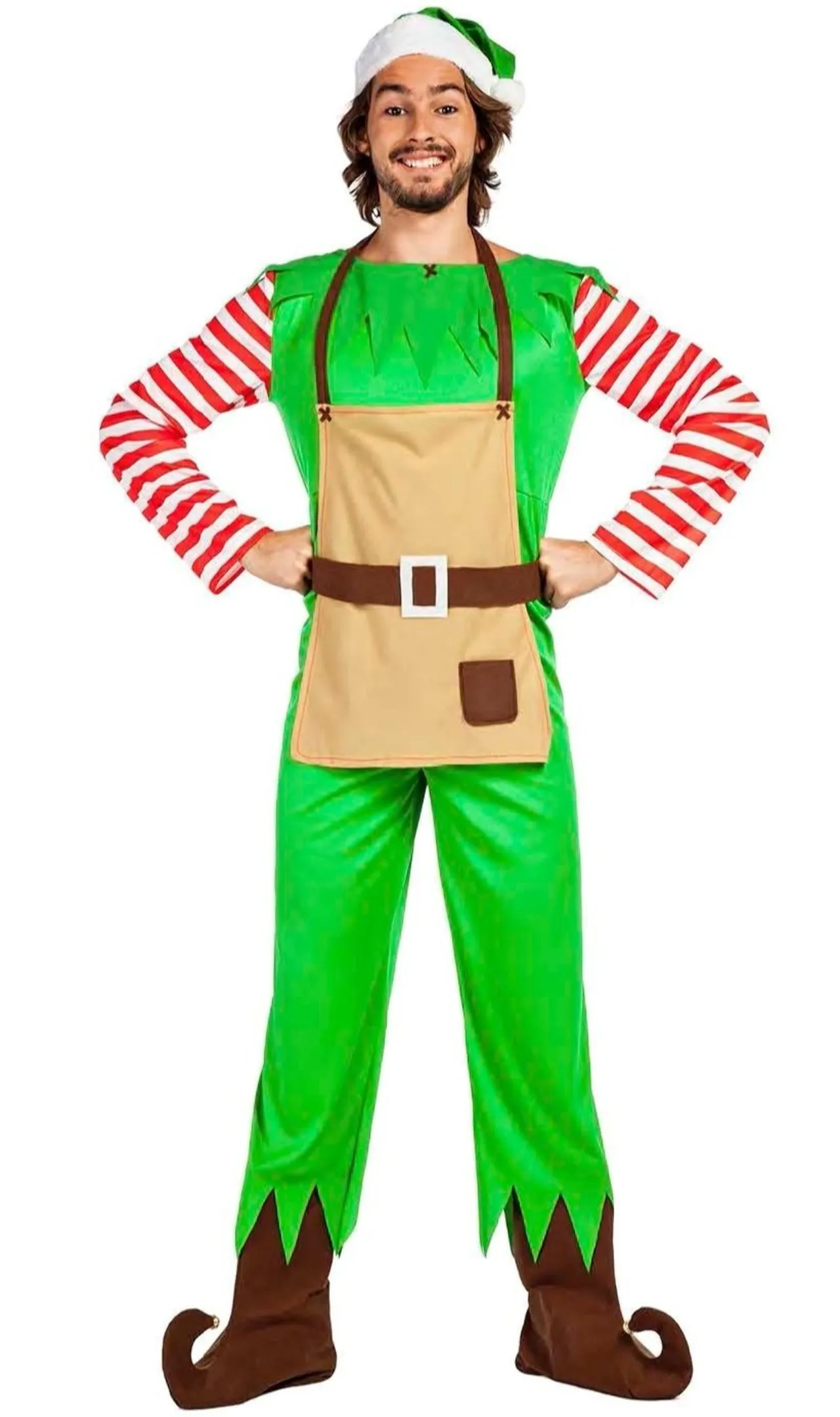 Don Disfraz Elf Claus Kostüm Für Herren 3 Don Disfraz Elf Claus Kostüm Für Herren