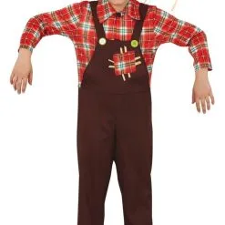 Don Disfraz Kariertes Vogelscheuchen-Kostüm Für Jungen