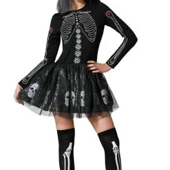 Don Disfraz Skelett Amber Kostüm Für Damen