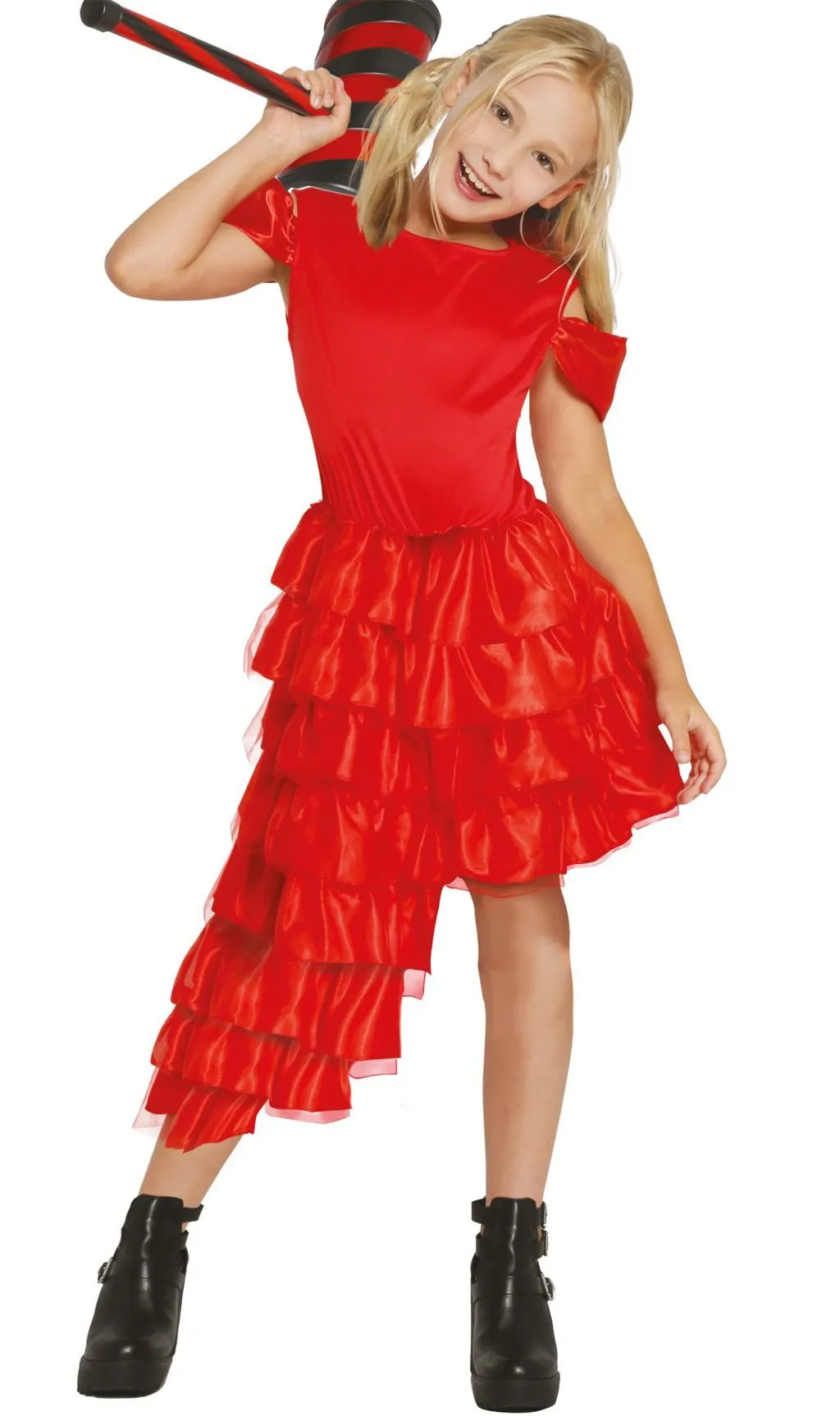 Don Disfraz Harley Kostüm Rot Für Mädchen 3 Don Disfraz Harley Kostüm Rot Für Mädchen