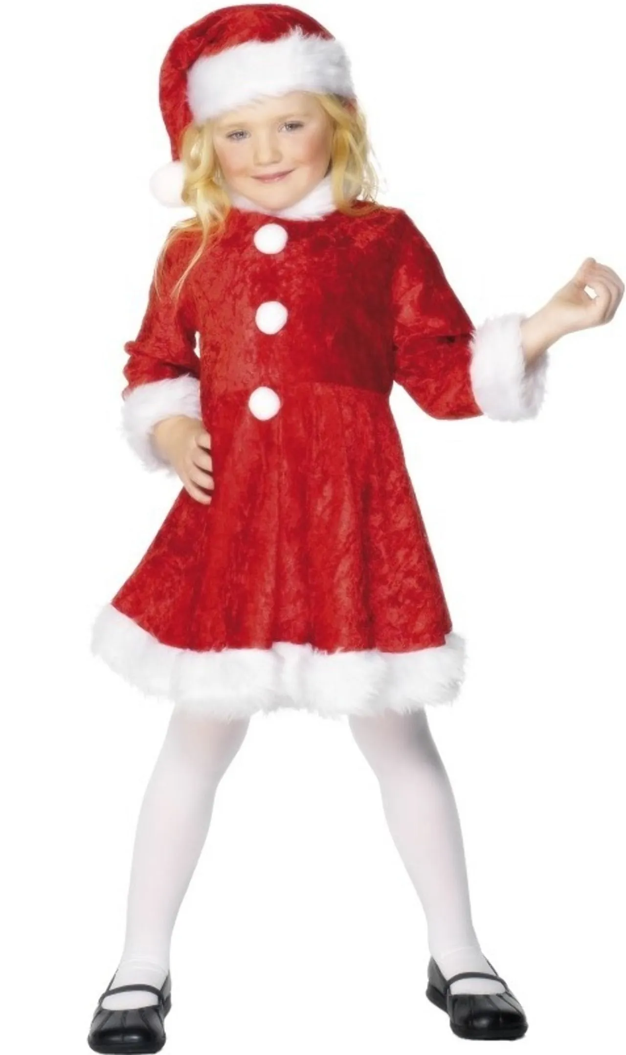 Don Disfraz Mini-Weihnachtsfrau Kostüm Für Mädchen 3 Don Disfraz Mini-Weihnachtsfrau Kostüm Für Mädchen