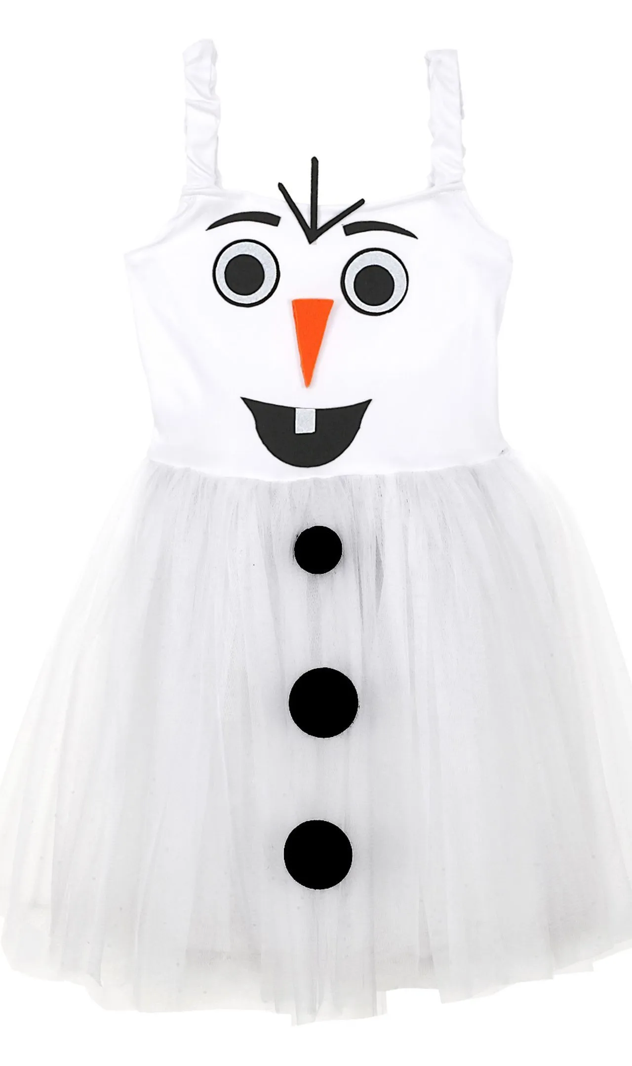 Don Disfraz Schneefrau Knöpfe Kostüm Für Mädchen 5 Don Disfraz Schneefrau Knöpfe Kostüm Für Mädchen - Image 3