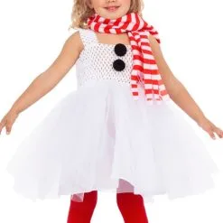 Don Disfraz Schneefrau Tüll Kostüm Für Mädchen