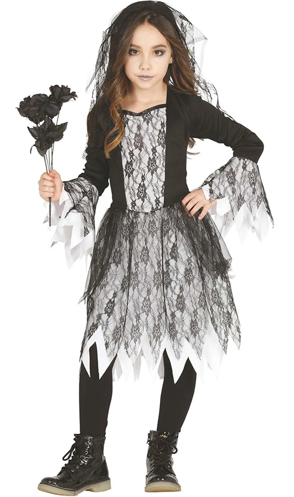 Don Disfraz Gothic Braut Kostüm Für Mädchen 3 Don Disfraz Gothic Braut Kostüm Für Mädchen