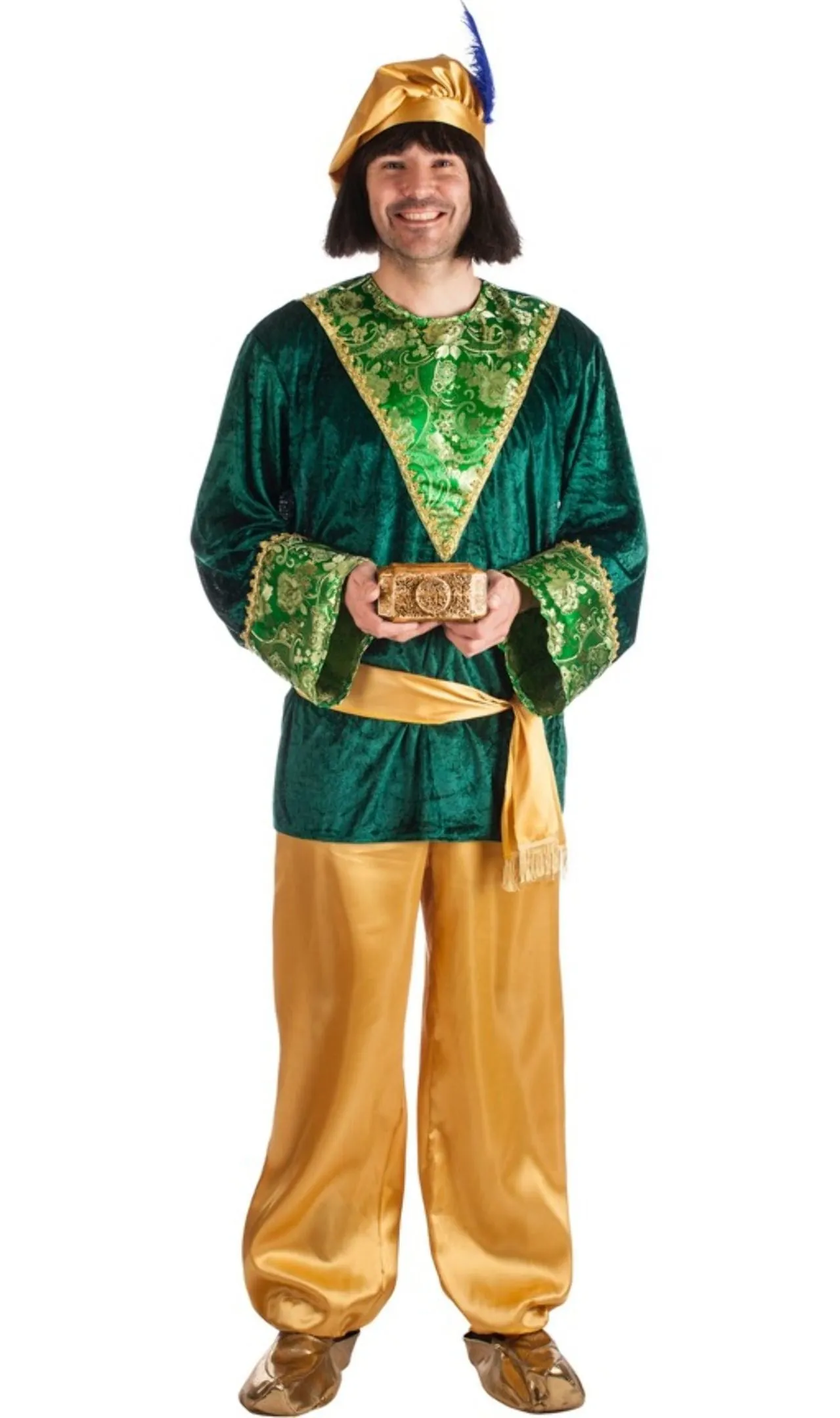 Don Disfraz Page Caspar Grün Kostüm Für Erwachsene 3 Don Disfraz Page Caspar Grün Kostüm Für Erwachsene