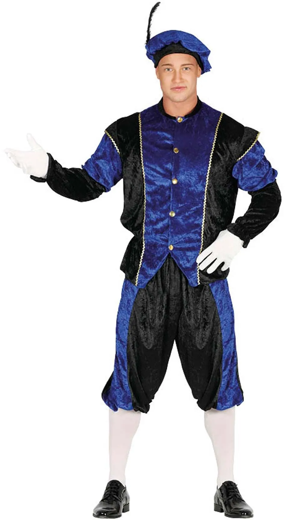 Don Disfraz Königlicher Page Kostüm Blau Für Erwachsene 3 Don Disfraz Königlicher Page Kostüm Blau Für Erwachsene