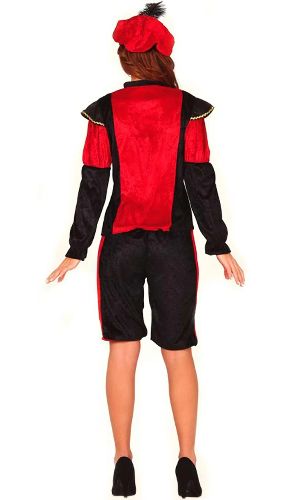 Don Disfraz Rot Royal Page Kostüm Für Damen 3 Don Disfraz Rot Royal Page Kostüm Für Damen