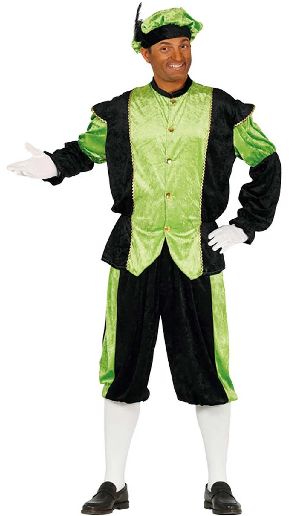 Don Disfraz Königlicher Page Kostüm Grün Für Erwachsene 3 Don Disfraz Königlicher Page Kostüm Grün Für Erwachsene