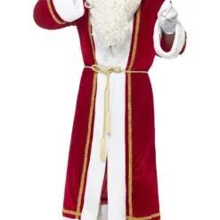 Don Disfraz Weihnachtsmann Mantel Deluxe Kostüm Für Erwachsene -Weihnachtlich Verkaufsgeschäft disfraz de papa noel abrigo lujo para adulto.jpg