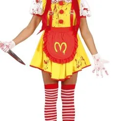 Don Disfraz Clown McDonald Kostüm Für Damen