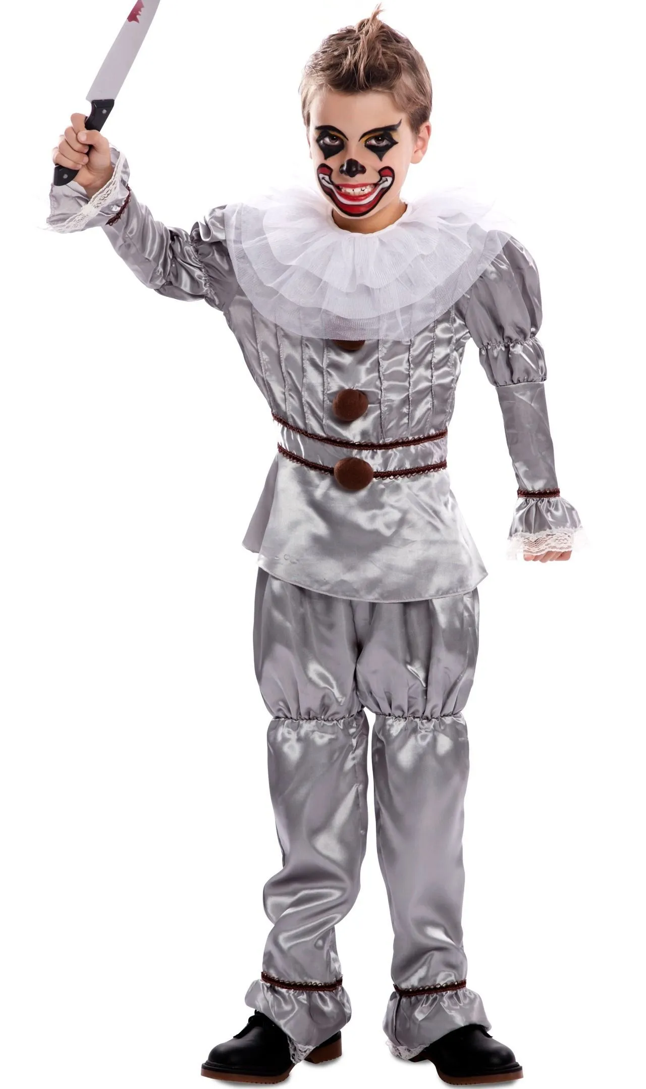 Don Disfraz Teuflischer Clown Kostüm Für Jungen 4 Don Disfraz Teuflischer Clown Kostüm Für Jungen - Image 2