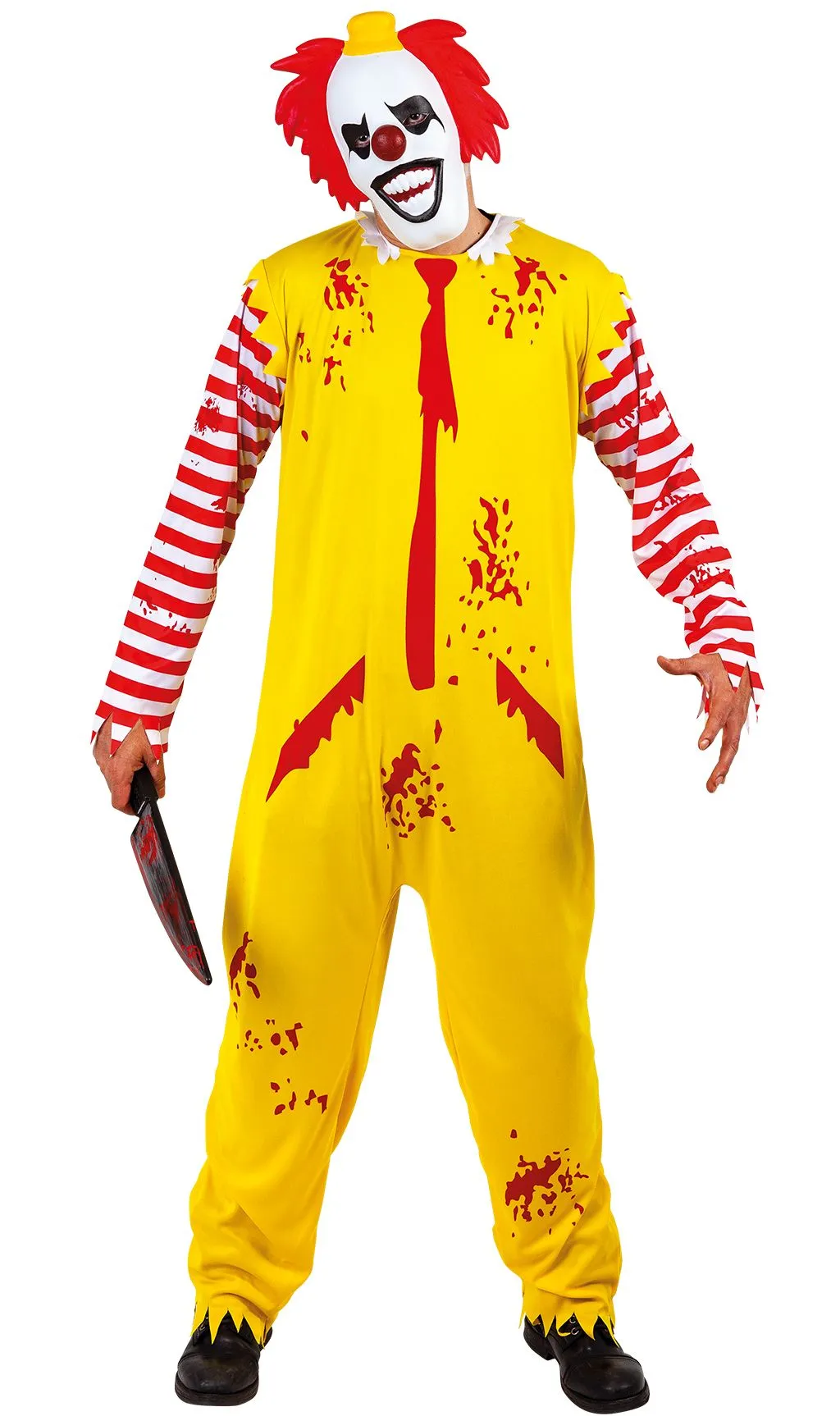 Don Disfraz Blutiger McDonald Clown Kostüm Für Herren 3 Don Disfraz Blutiger McDonald Clown Kostüm Für Herren