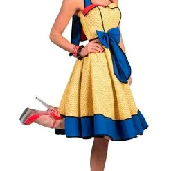 Don Disfraz Pop Art Kostüm Gelb Für Damen -Weihnachtlich Verkaufsgeschäft disfraz de pop art amarillo para mujer 4.jpg