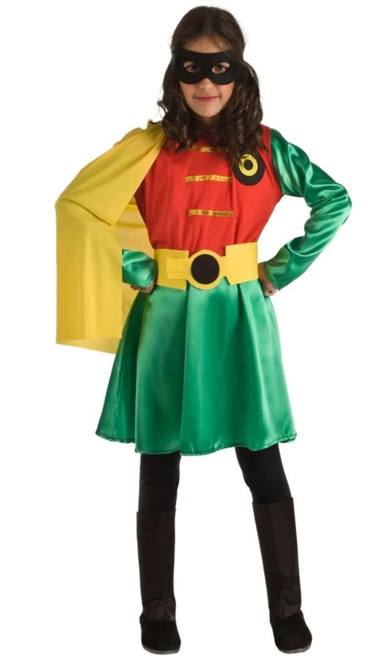 Don Disfraz Beherzte Robin-Kostüm Für Mädchen 3 Don Disfraz Beherzte Robin-Kostüm Für Mädchen