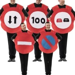 Don Disfraz Verkehrszeichen Kostüm Für Erwachsene -Weihnachtlich Verkaufsgeschäft disfraz de senal trafico adulto