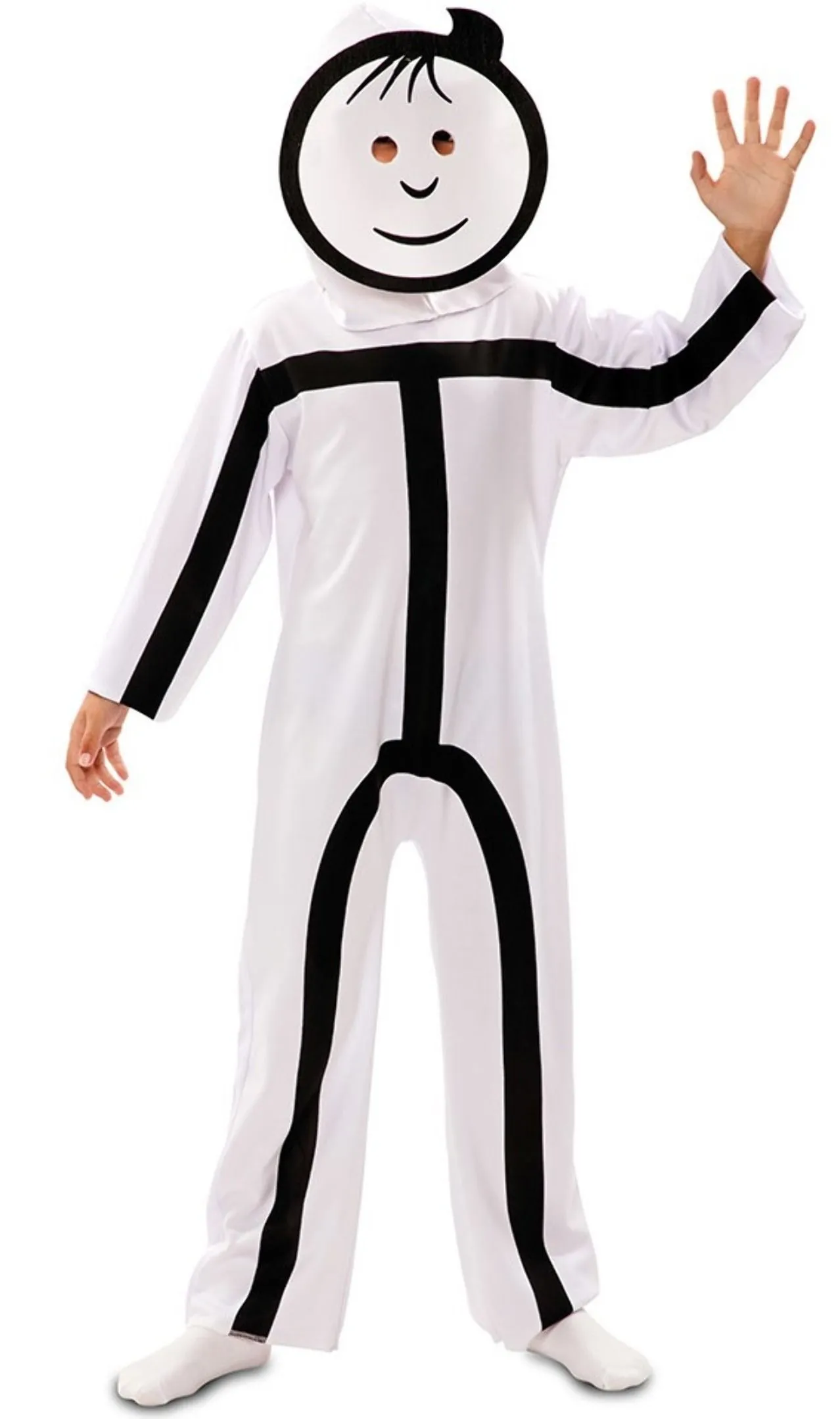 Don Disfraz Strichmännchen Kostüm Für Kinder 4 Don Disfraz Strichmännchen Kostüm Für Kinder - Image 2