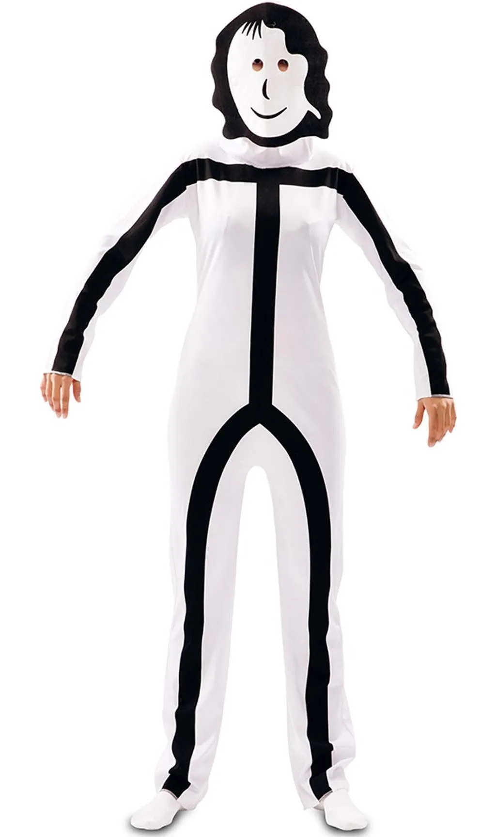 Don Disfraz Strichmännchen Kostüm Für Erwachsene 5 Don Disfraz Strichmännchen Kostüm Für Erwachsene - Image 3