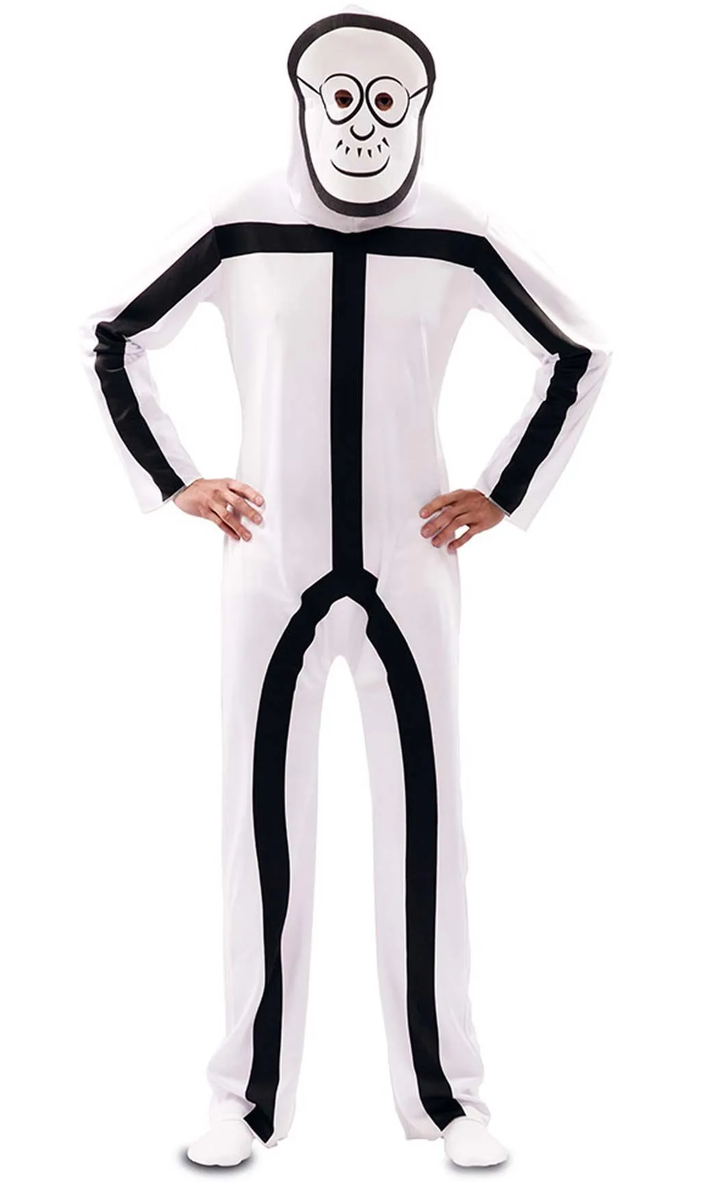 Don Disfraz Strichmännchen Kostüm Für Erwachsene 4 Don Disfraz Strichmännchen Kostüm Für Erwachsene - Image 2