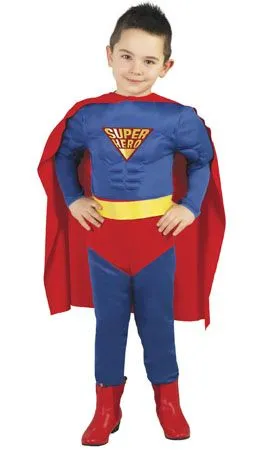 Don Disfraz Super Hero Muskel Kostüm Für Kinder 3 Don Disfraz Super Hero Muskel Kostüm Für Kinder