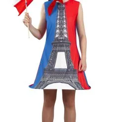 Don Disfraz Eiffelturm Kleid Kostüm Für Damen -Weihnachtlich Verkaufsgeschäft disfraz de torre eiffel vestido mujer